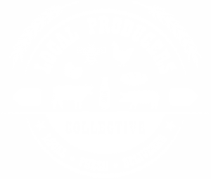 Farm logo featuring a stylized evergreen tree, representing sustainability and agriculture. The design emphasizes a clean, modern look with bold typography.